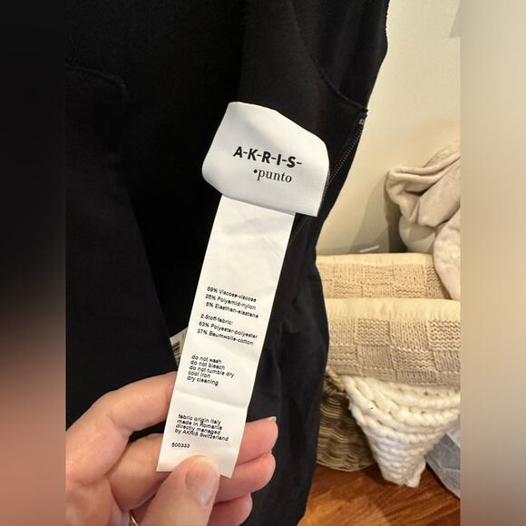 Akris punto Taffeta & Jersey Fit & Flare Midi Dress - Picture 8 of 13